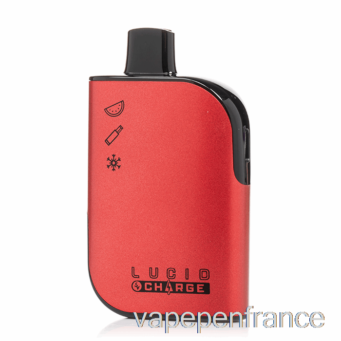 Lucid Charge 7000 Stylo Jetable De Vape De Glace De Bubblegum De Pastèque